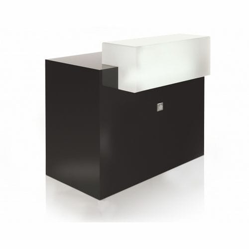 Banque d'accueil stratifiée - LUMY II MEDIUM - Nelson Mobilier - en Plexiglas® / pour salon de coiffure