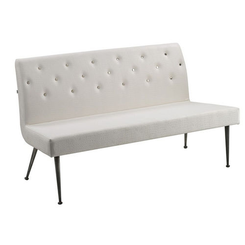 Banquette contemporaine - LUCY - SASSI - en tissu / pour salon d'esthétique / avec dossier