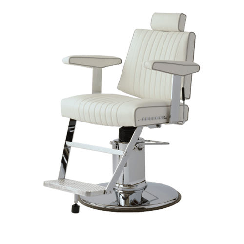 Fauteuil de barbier en simili cuir - DAINTY  - TAKARA BELMONT - avec repose-pieds / avec repose-tête / piètement central