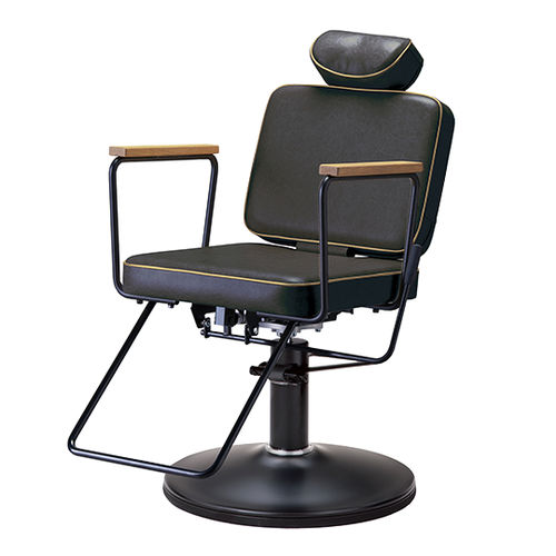 Fauteuil de coiffure contemporain - A1601M - TAKARA BELMONT - en simili cuir / en métal / en bois