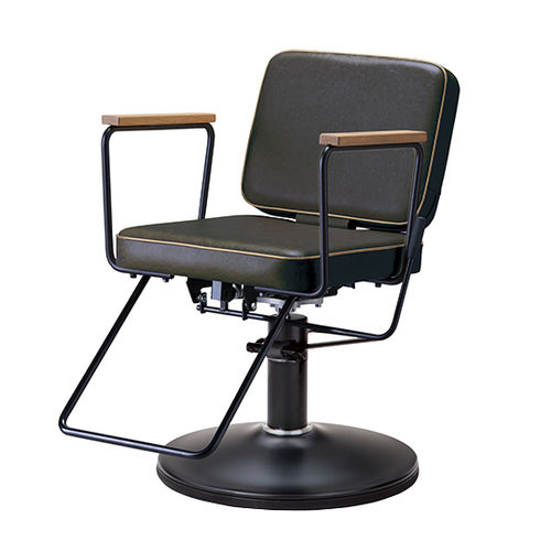 Fauteuil de coiffure contemporain - A1601S - TAKARA BELMONT - en simili cuir / en métal / en bois