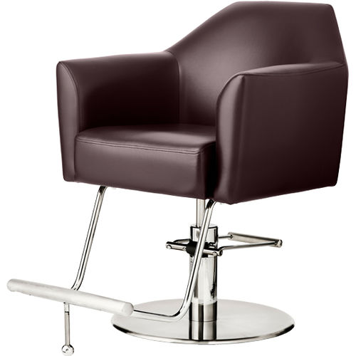 Fauteuil de coiffure contemporain - MORB - TAKARA BELMONT - en simili cuir / en métal / avec pompe hydraulique