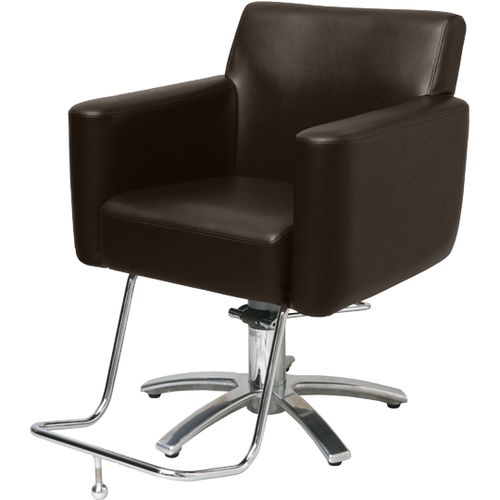 Fauteuil de coiffure contemporain - COFF - TAKARA BELMONT - en simili cuir / en métal / avec pompe hydraulique