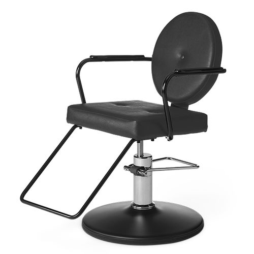 Fauteuil de coiffure contemporain - ZEN KU - TAKARA BELMONT - en simili cuir / en métal / avec pompe hydraulique