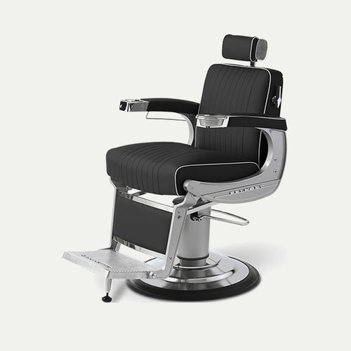 Fauteuil de barbier en simili cuir - APOLLO 2 - TAKARA BELMONT - avec repose-pieds / avec repose-tête / piètement central