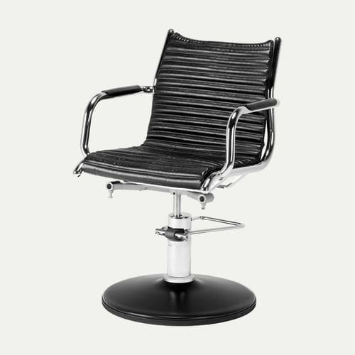 Fauteuil de coiffure contemporain - FIORE - TAKARA BELMONT - en simili cuir / en métal / avec pompe hydraulique
