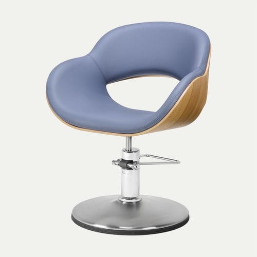 Fauteuil de coiffure contemporain - THEA  - TAKARA BELMONT - en simili cuir / en bois composite / avec pompe hydraulique