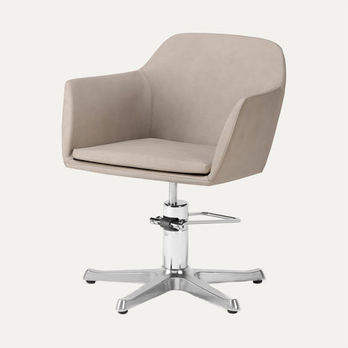 Fauteuil de coiffure contemporain - QUEEN - TAKARA BELMONT - en simili cuir / avec pompe hydraulique / tapissé