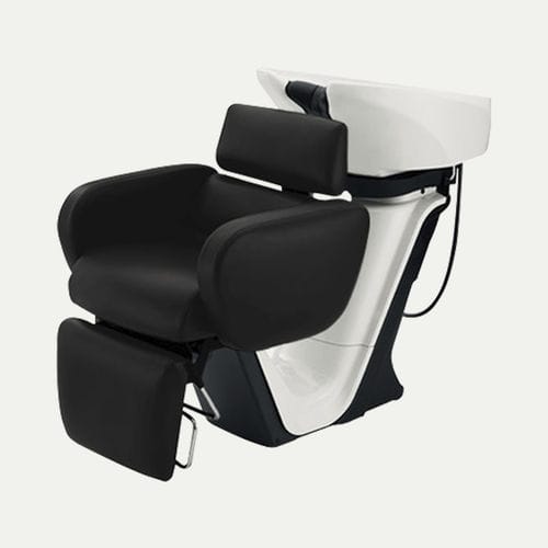 Bac à shampoing avec repose-pieds - RS PRIMO - TAKARA BELMONT - en simili cuir / en céramique / 1 place