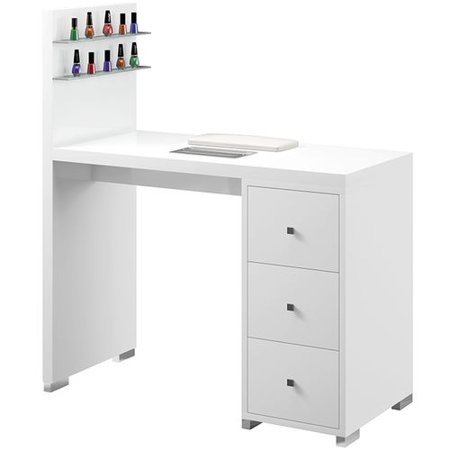 Table de manucure avec rangement intégré - GRACE+ - VEZZOSI - avec aspirateur