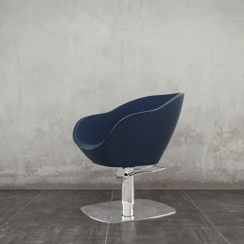 Fauteuil de coiffure contemporain - FUNKY - VEZZOSI - en simili cuir / en acier inoxydable / réglable