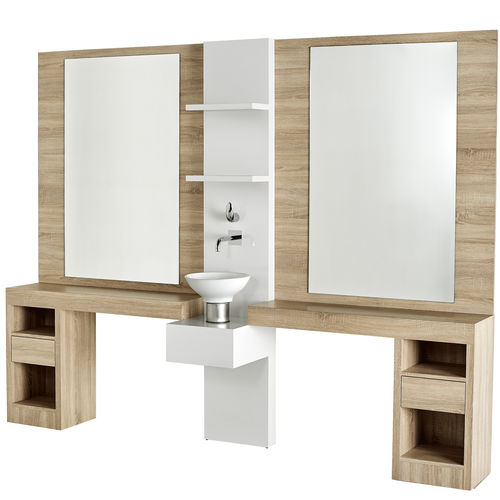 Coiffeuse contemporaine - JAZZ - VEZZOSI - en céramique / en plastique / bois