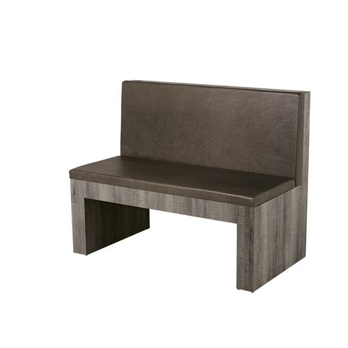 Banquette contemporaine - LOLA - VEZZOSI - en stratifié / professionnelle / avec dossier