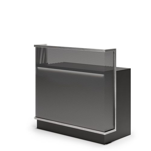 Banque d'accueil stratifiée - IRON  - VEZZOSI - en métal / pour salon de coiffure