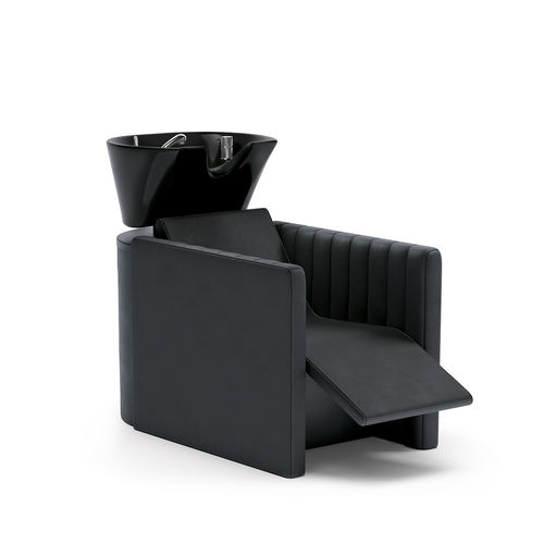 Bac à shampoing avec repose-pieds - FANCY RELAX - VEZZOSI - en simili cuir / 1 place
