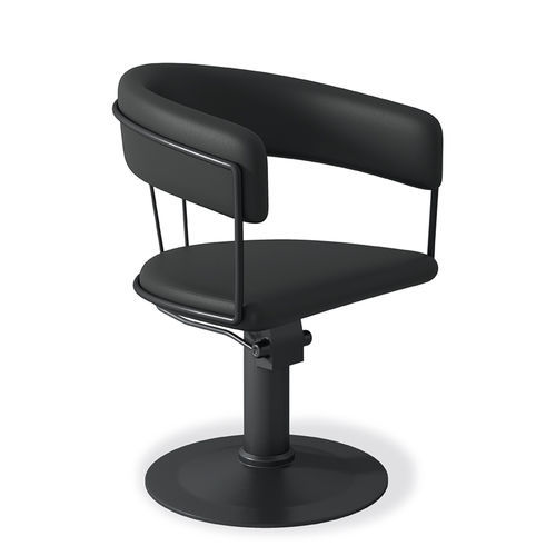 Fauteuil de coiffure design original - POSH - VEZZOSI - en simili cuir / en métal / avec pompe hydraulique