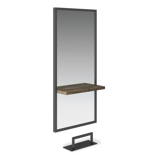 Miroir mural - INDUSTRIAL - VEZZOSI - pour salon de coiffure / design industriel / rectangulaire