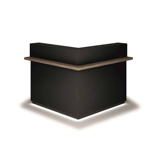 Banque d'accueil d'angle - CORNER - VEZZOSI - stratifiée / en plastique / pour salon de coiffure