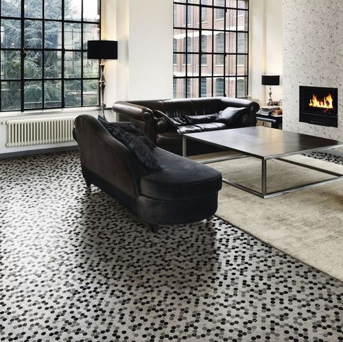 Mosaïque en verre - HEX VINTAGE BLENDS - ONIX Mosaico - mate / d'intérieur / de piscine