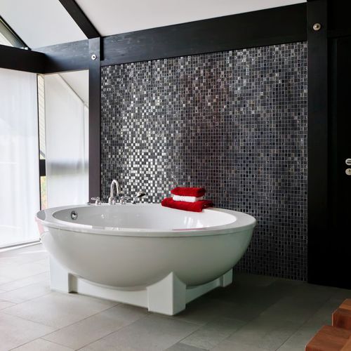 Mosaïque d'intérieur - STONEGLASS BLEND - ONIX Mosaico - de piscine / de salle de bain / murale