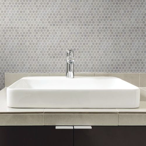 Mosaïque en verre - HEX OPALO - ONIX Mosaico - polie / d'intérieur / de piscine