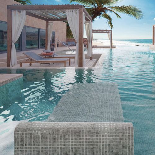 Mosaïque en verre - VANGUARD - ONIX Mosaico - brillante / d'intérieur / de piscine