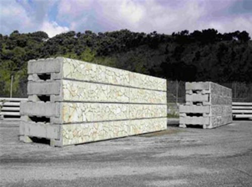 Mur de soutènement en béton armé - Samer S.p.A. - modulaire / préfabriqué / pour travaux publics