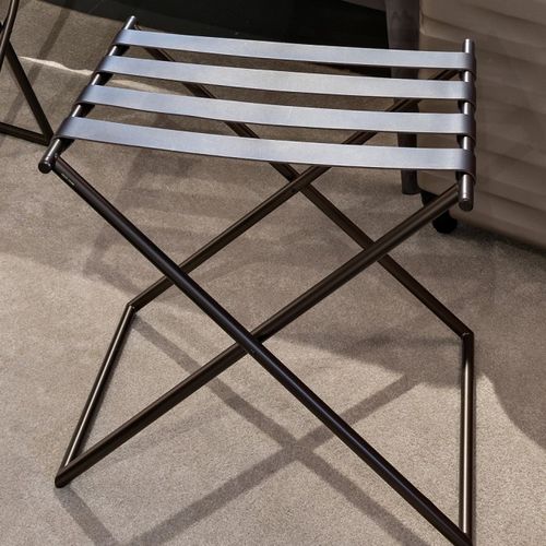 Porte-bagages pour chambre d'hôtel - ISLA - APIR SRL - repliable pour chambre d'hôtel