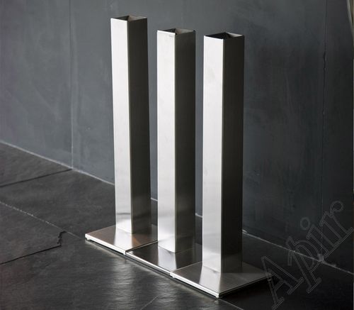 Cendrier sur pied - EMMA - APIR SRL - en acier inoxydable / pour extérieur / pour espace public