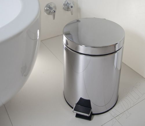 Poubelle de cuisine - PEDALE-BIG - APIR SRL - de salle de bain / en inox / à pédale