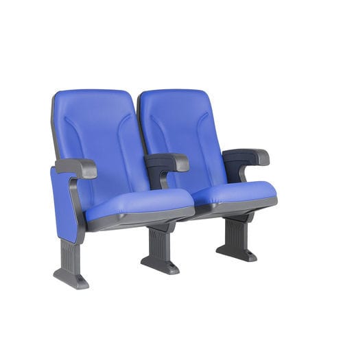Fauteuil de cinéma en polypropylène - ARGENTINA V03 - Euro Seating International - en mousse de polyuréthane / professionnel / bleu