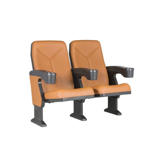 Fauteuil de cinéma en mousse de polyuréthane - BOGART V05 - Euro Seating International - en polypropylène / professionnel / bleu
