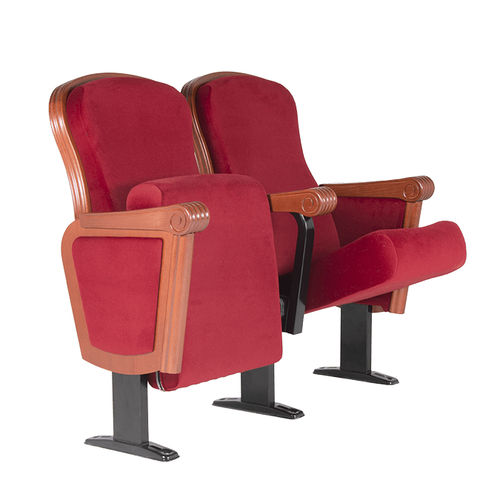 Fauteuil d'auditorium classique - GAIETY - Euro Seating International - en tissu / en mousse de polyuréthane / en bois