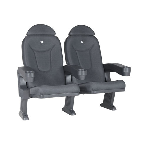 Fauteuil de cinéma en tissu - ROMA COMFORT V07 - Euro Seating International - en mousse de polyuréthane / en polypropylène / en polyuréthane