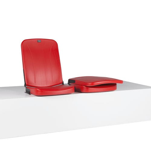 Siège de gradin rabattable - MICRA TEK 500 - Euro Seating International - en polypropylène / en polyéthylène / pour installation sportive