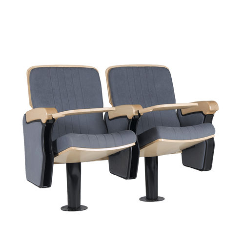 Fauteuil d'auditorium contemporain - WAGNER PL - Euro Seating International - en tissu / en bois / pliant