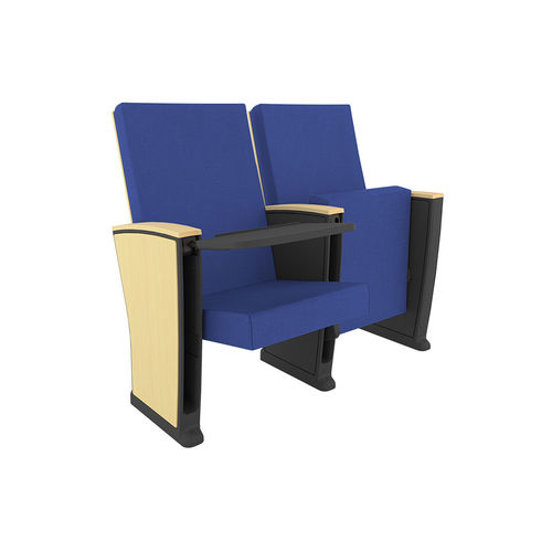 Fauteuil d'auditorium contemporain - NUS PLUS PL - Euro Seating International - en tissu / en polypropylène / pliant