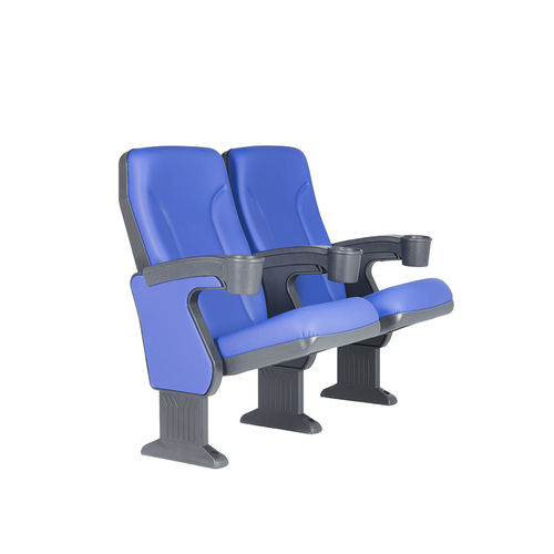 Fauteuil de cinéma en tissu - ARGENTINA V03 - Euro Seating International - professionnel / bleu / tapissé