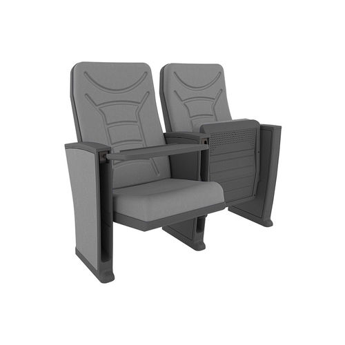 Fauteuil d'auditorium contemporain - MONTREAL PLUS PL - Euro Seating International - en tissu / en mousse de polyuréthane / en acier