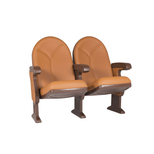 Fauteuil d'auditorium contemporain - ECO 200 - Euro Seating International - en tissu / en mousse de polyuréthane / en bois