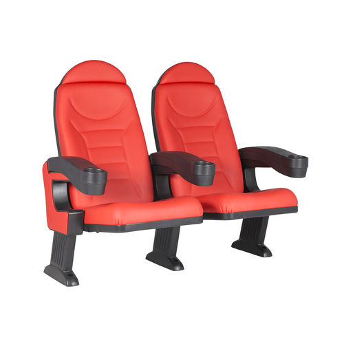 Fauteuil de cinéma en polypropylène - MONTREAL CLUB COMFORT V07 - Euro Seating International - en mousse de polyuréthane / professionnel / orange