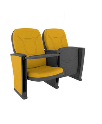 Fauteuil d'auditorium contemporain - FUSHION PLUS PL - Euro Seating International - en tissu / en polypropylène / pliant