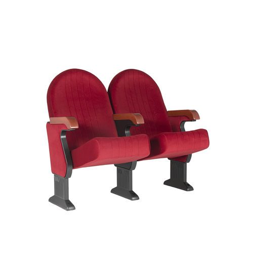 Fauteuil d'auditorium contemporain - MOZART - Euro Seating International - en tissu / en mousse de polyuréthane / en bois
