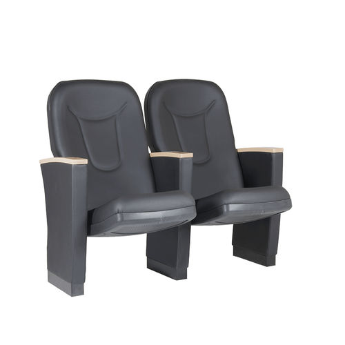 Fauteuil d'auditorium contemporain - FUSHION - Euro Seating International - en mousse de polyuréthane / en bois / en acier