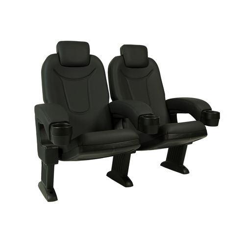 Fauteuil de cinéma en tissu - ROMA COMFORT V11 H - Euro Seating International - en mousse de polyuréthane / professionnel / noir