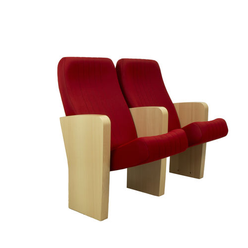 Chaise d'auditorium contemporaine - Otelo X - Euro Seating International - d'intérieur / en tissu / en polyuréthane