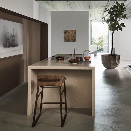 Cuisine contemporaine - ELEMENT - Piet Boon Collection - en noyer américain / en pierre / en composite