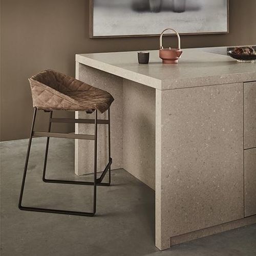 Chaise de bar contemporaine - KEKKE - Piet Boon Collection - de cuisine / en tissu / en cuir