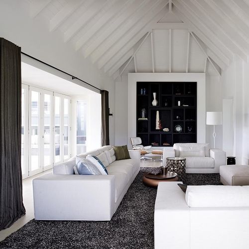 Canapé modulable - DIEKE - Piet Boon Collection - contemporain / en tissu / en cuir