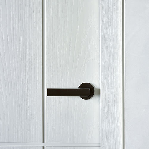 Poignée pour porte - TWO  - Piet Boon Collection - en acier inoxydable poli / en bois / contemporaine